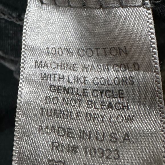 Daytrip Long Sleeve Tee Size L Gray Eagle Rhinestone 100% Cotton VNeck Grunge - Picture 7 of 9